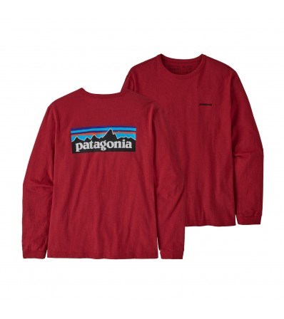 T-shirt Patagonia Long-Sleeved P-6 Logo Responsibili-Tee W's
