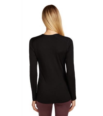 Icebreaker Women's Merino 200 Oasis LS Crewe Rainer Ridge